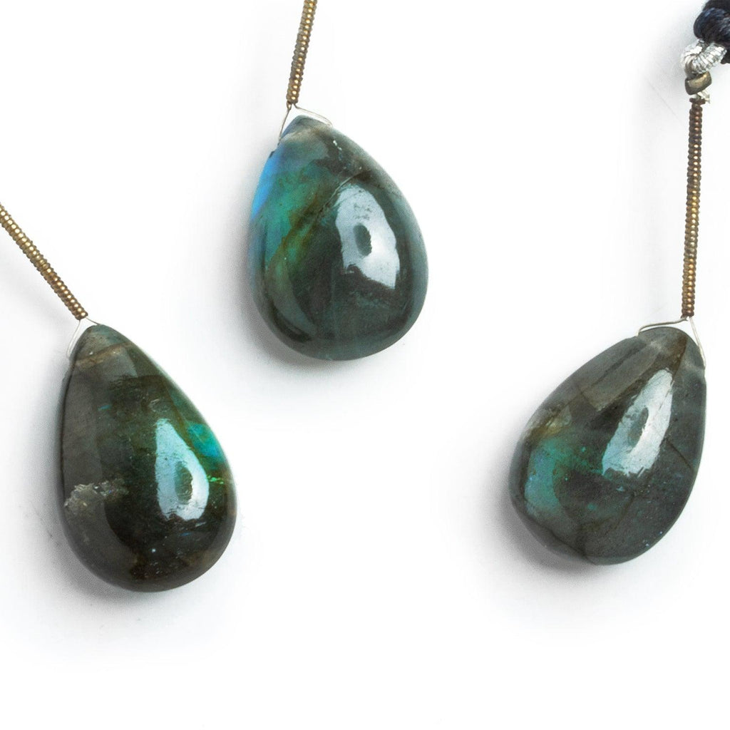 Labradorite Plain Pear Focal Bead 1 Piece - The Bead Traders
