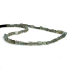 Labradorite plain rectangle beads 12.5 inch 43 beads - The Bead Traders