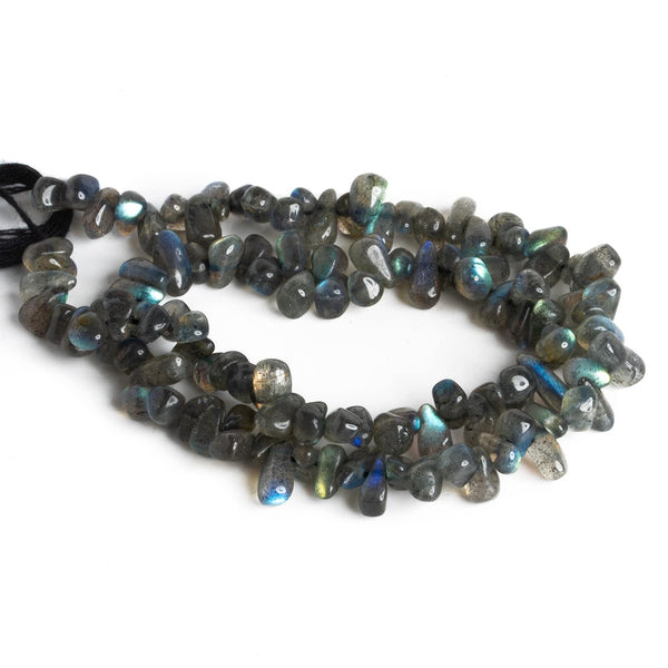 Labradorite Plain Teardrops 12 inch 100 beads
