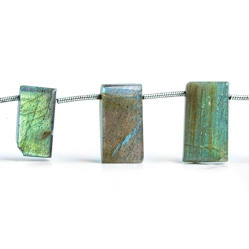Labradorite Rectangle Beads 8 inch 10 pieces - The Bead Traders