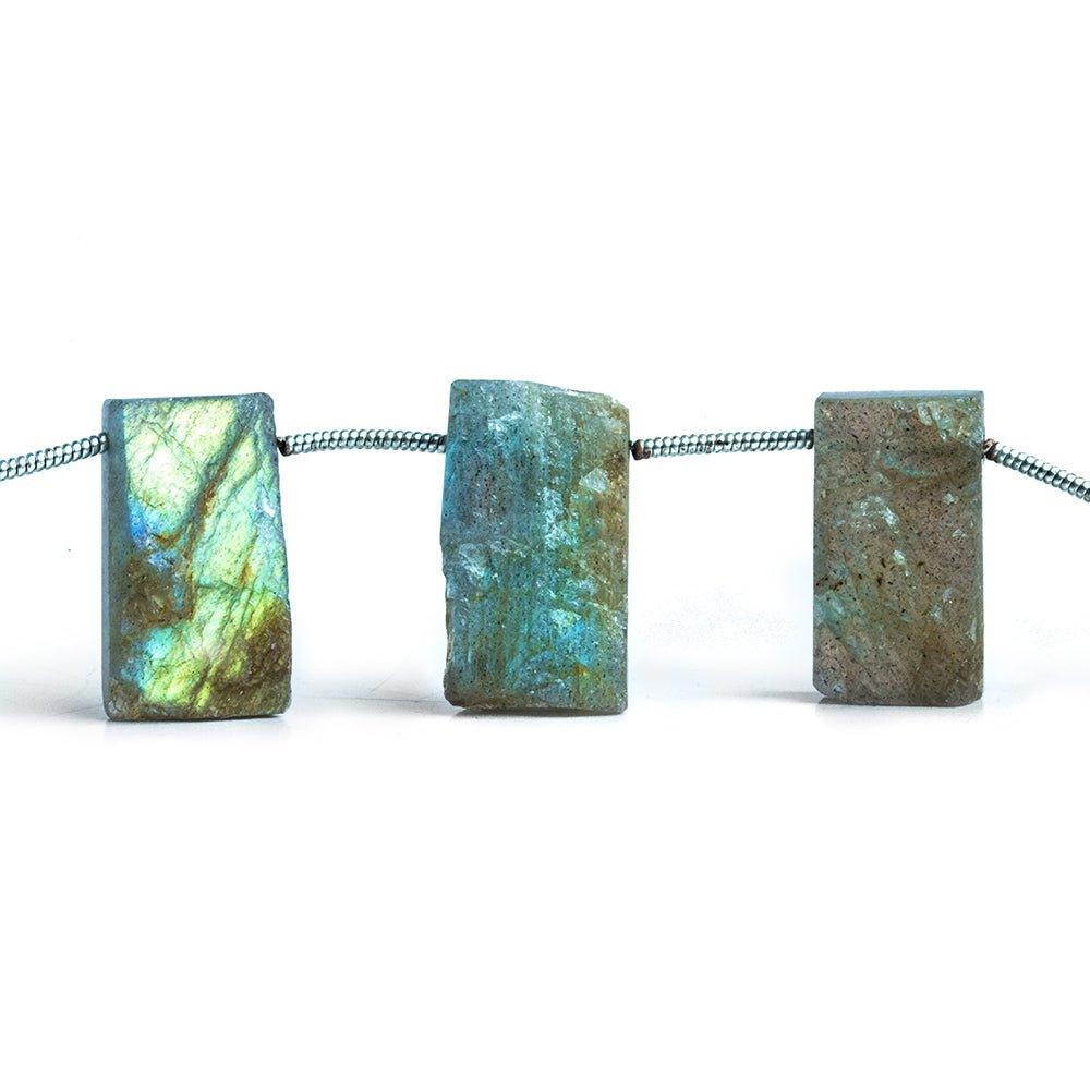 Labradorite Rectangle Beads 8 inch 10 pieces - The Bead Traders