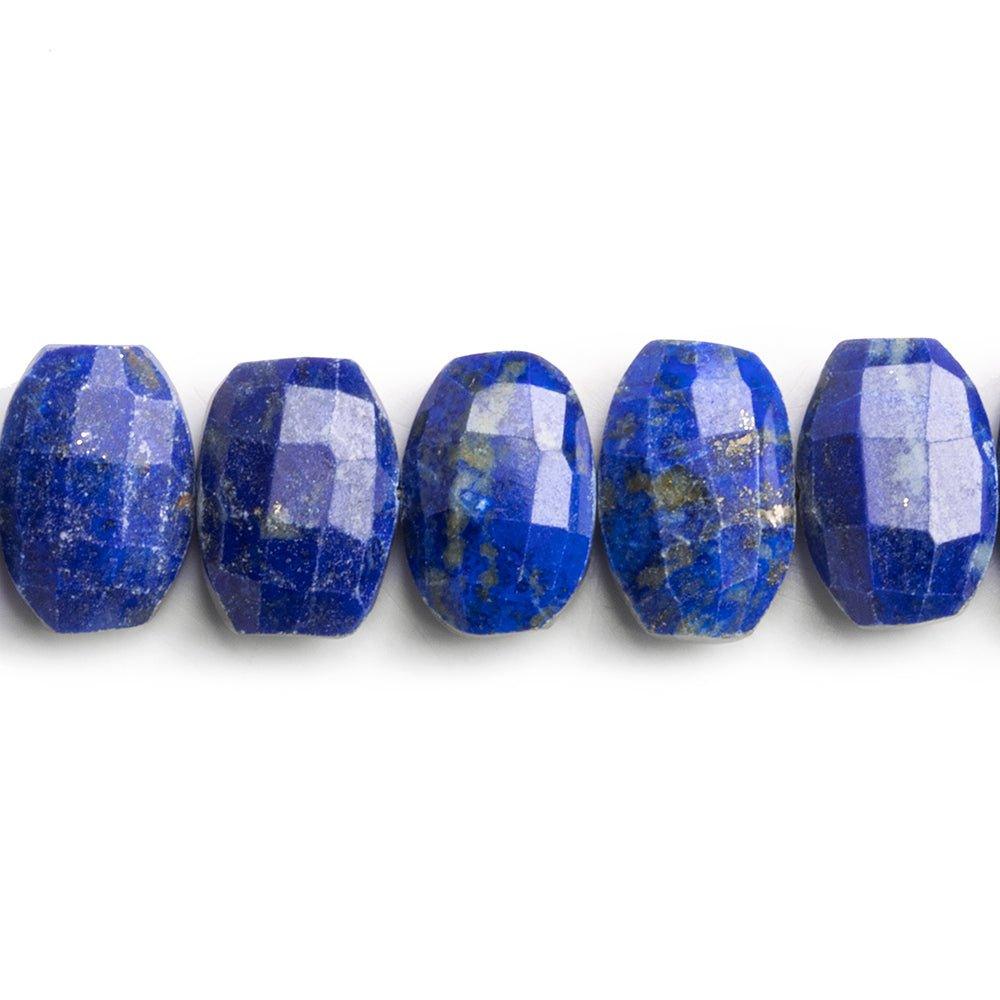Lapis Lazuli Faceted Cushion Beads 8 inch 25 pieces - The Bead Traders