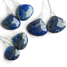 Lapis Lazuli Faceted Heart Focals 2 Pieces - The Bead Traders