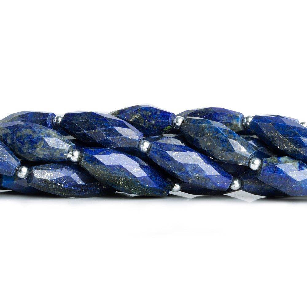 Lapis Lazuli Faceted Marquise beads 8 inch 8 pieces - The Bead Traders