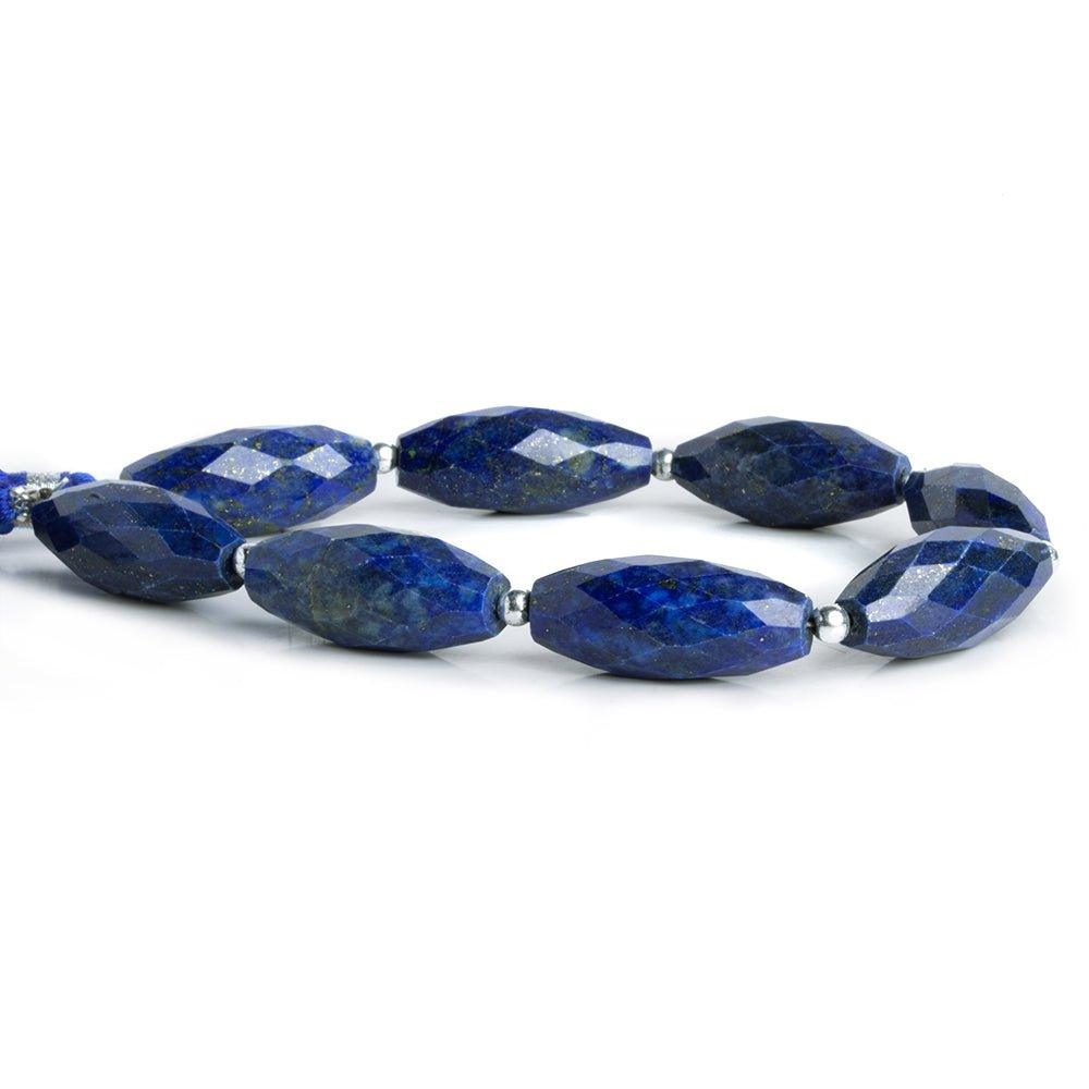Lapis Lazuli Faceted Marquise beads 8 inch 8 pieces - The Bead Traders