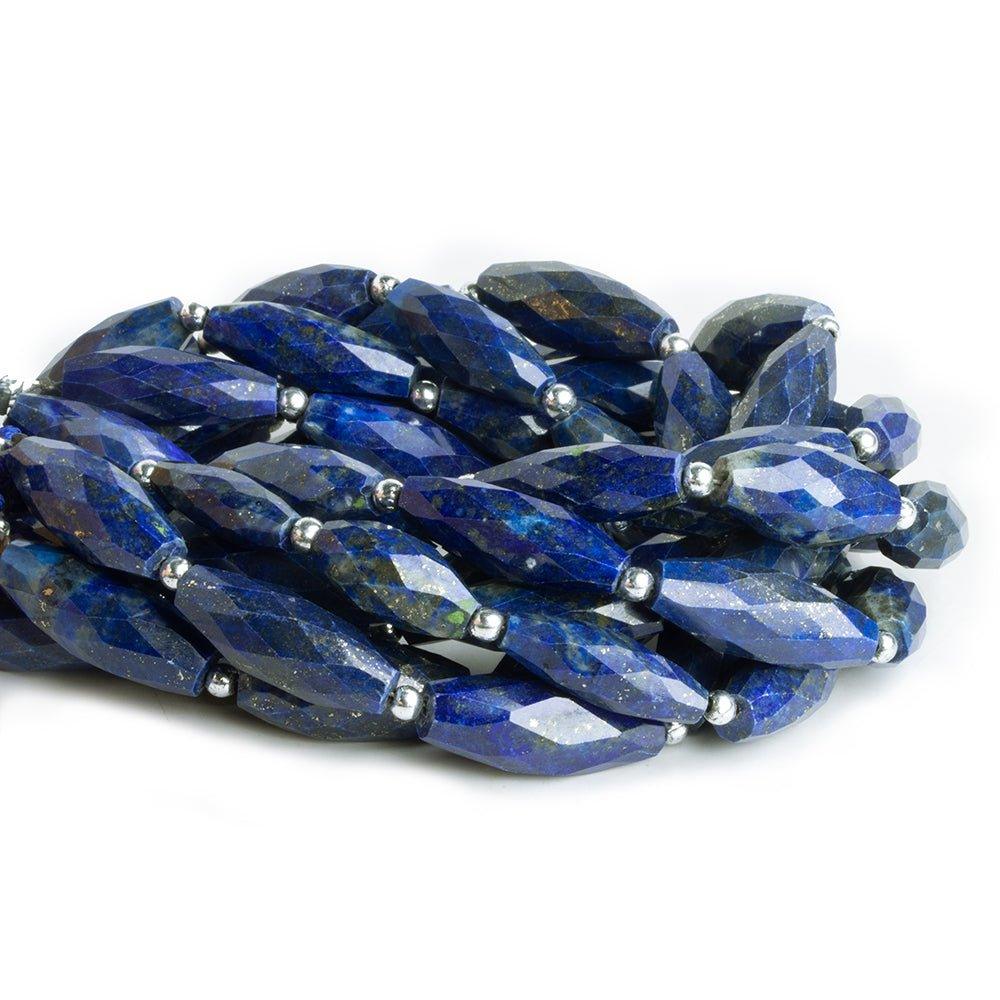 Lapis Lazuli Faceted Marquise beads 8 inch 8 pieces - The Bead Traders