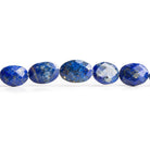 Lapis Lazuli Faceted Oval Beads 8 inch 14 pieces - The Bead Traders
