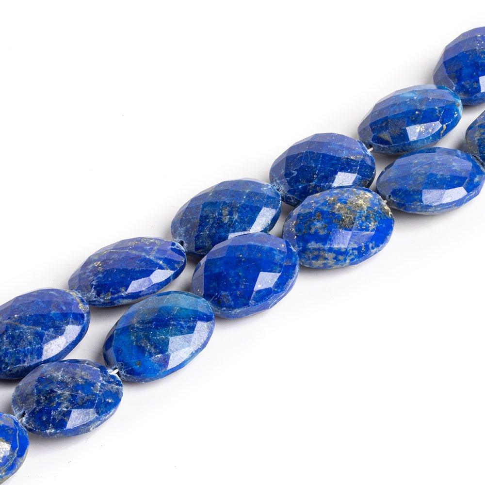 Lapis Lazuli Faceted Ovals - Lot of 2 - The Bead Traders