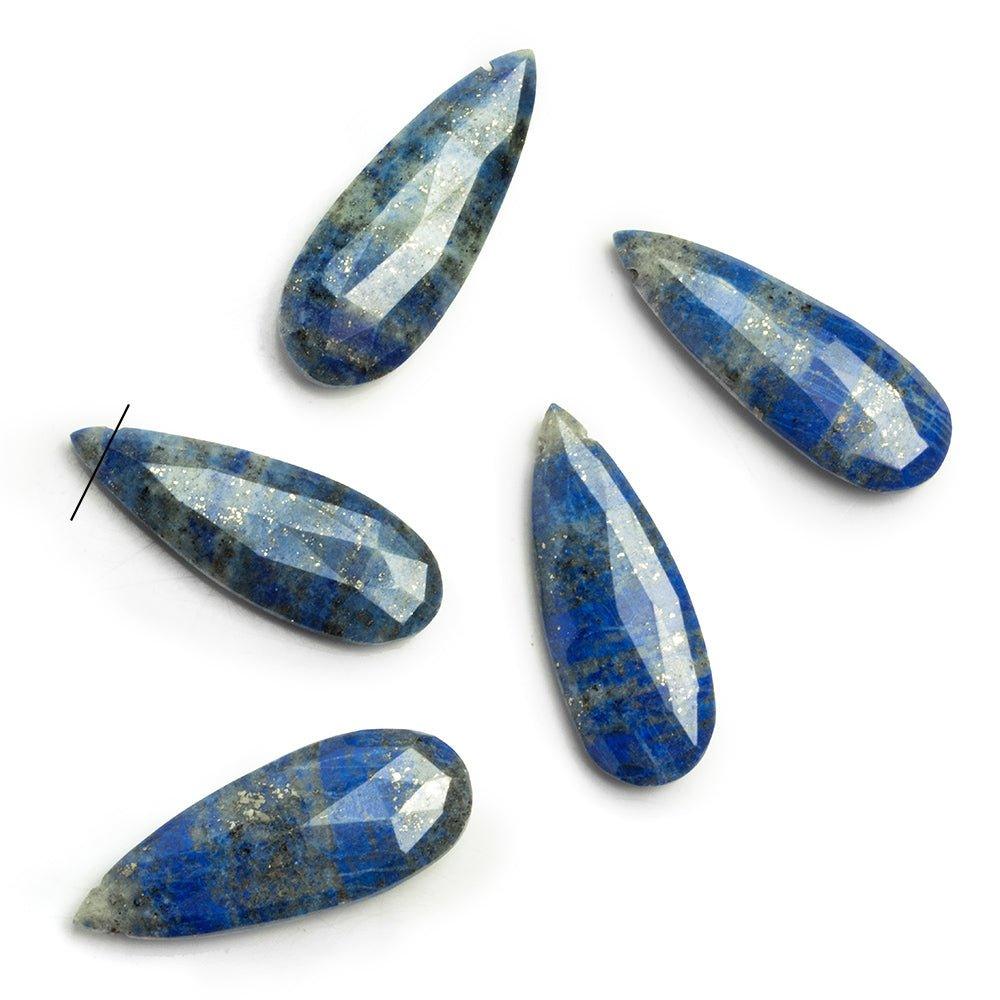 Lapis Lazuli Faceted Pear Focal Bead 1 Piece - The Bead Traders