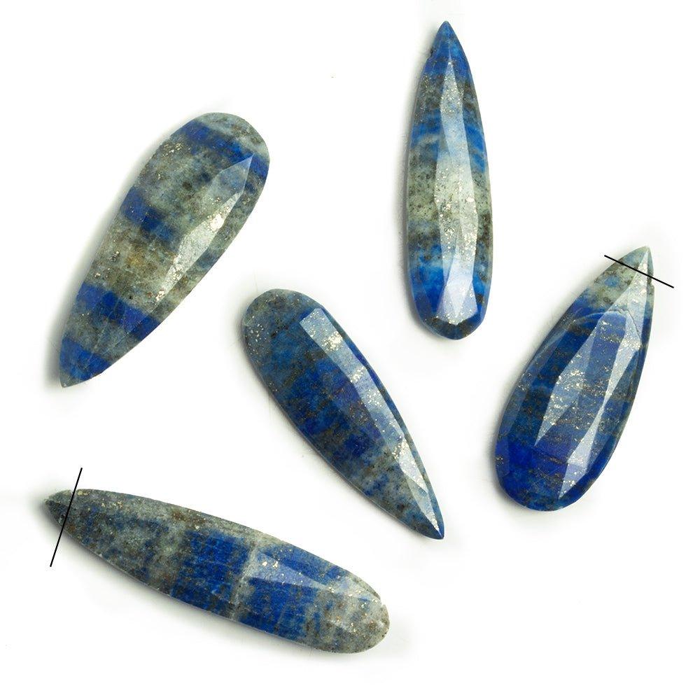 Lapis Lazuli Faceted Pear Focal Bead 1 Piece - The Bead Traders