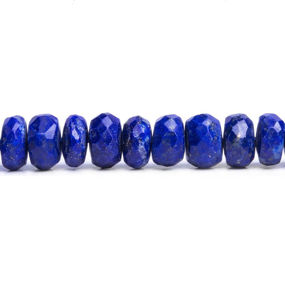 Lapis Lazuli Faceted Rondelle Beads 15 inch 115 pieces - The Bead Traders