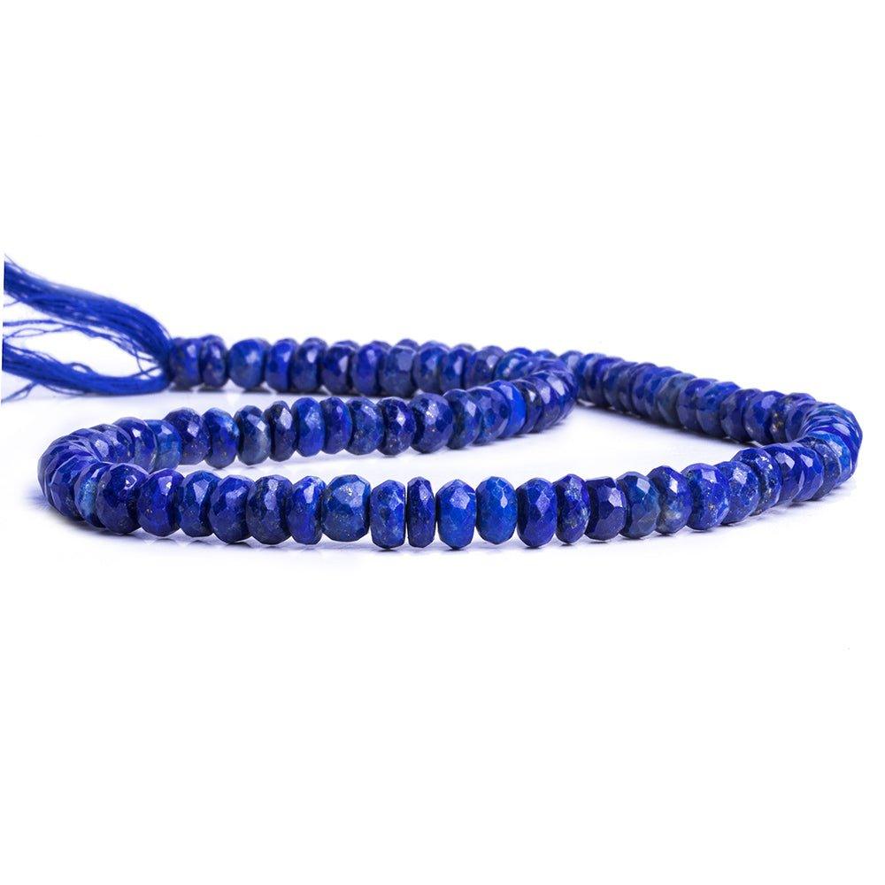 Lapis Lazuli Faceted Rondelle Beads 15 inch 115 pieces - The Bead Traders