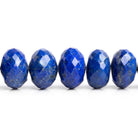 Lapis Lazuli Faceted Rondelle Beads 7.5 inch 25 pieces - The Bead Traders
