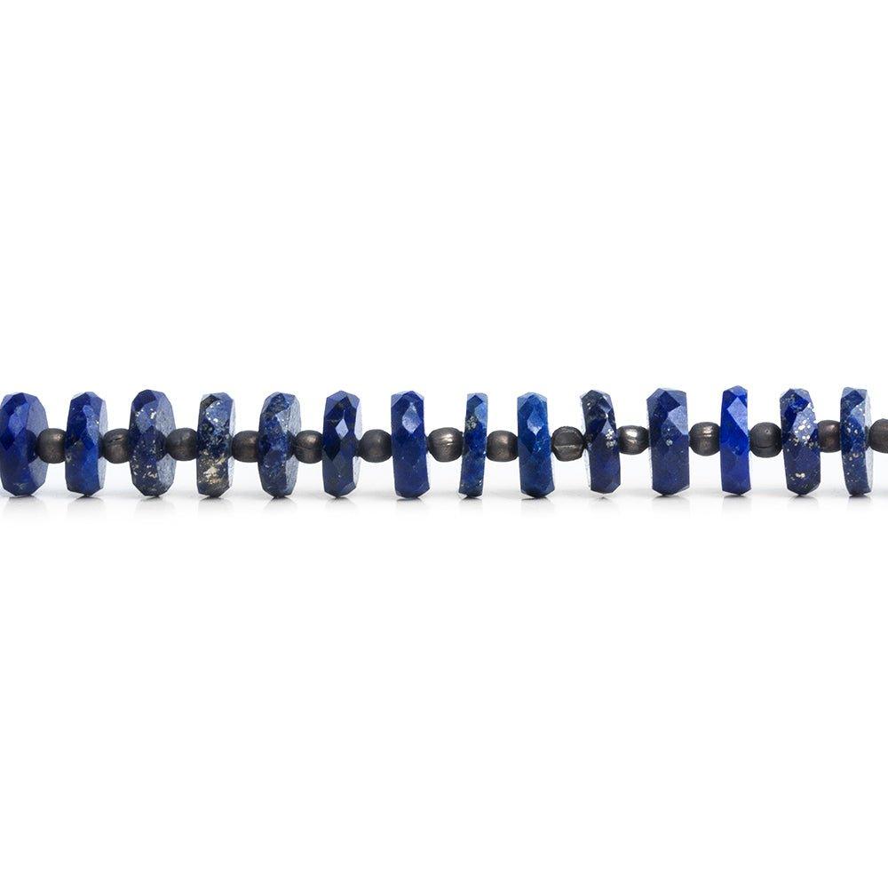 Lapis Lazuli Faceted Rondelle Beads 8 inch 50 pieces - The Bead Traders