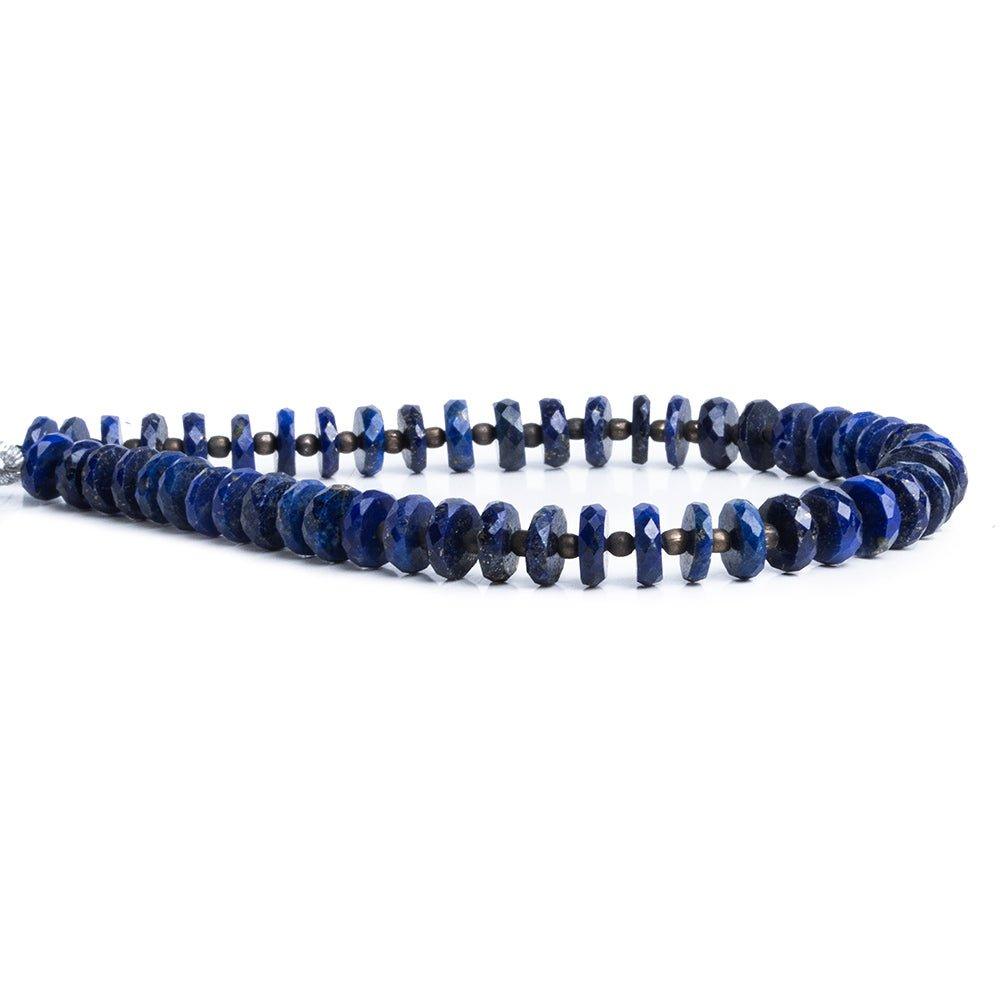 Lapis Lazuli Faceted Rondelle Beads 8 inch 50 pieces - The Bead Traders