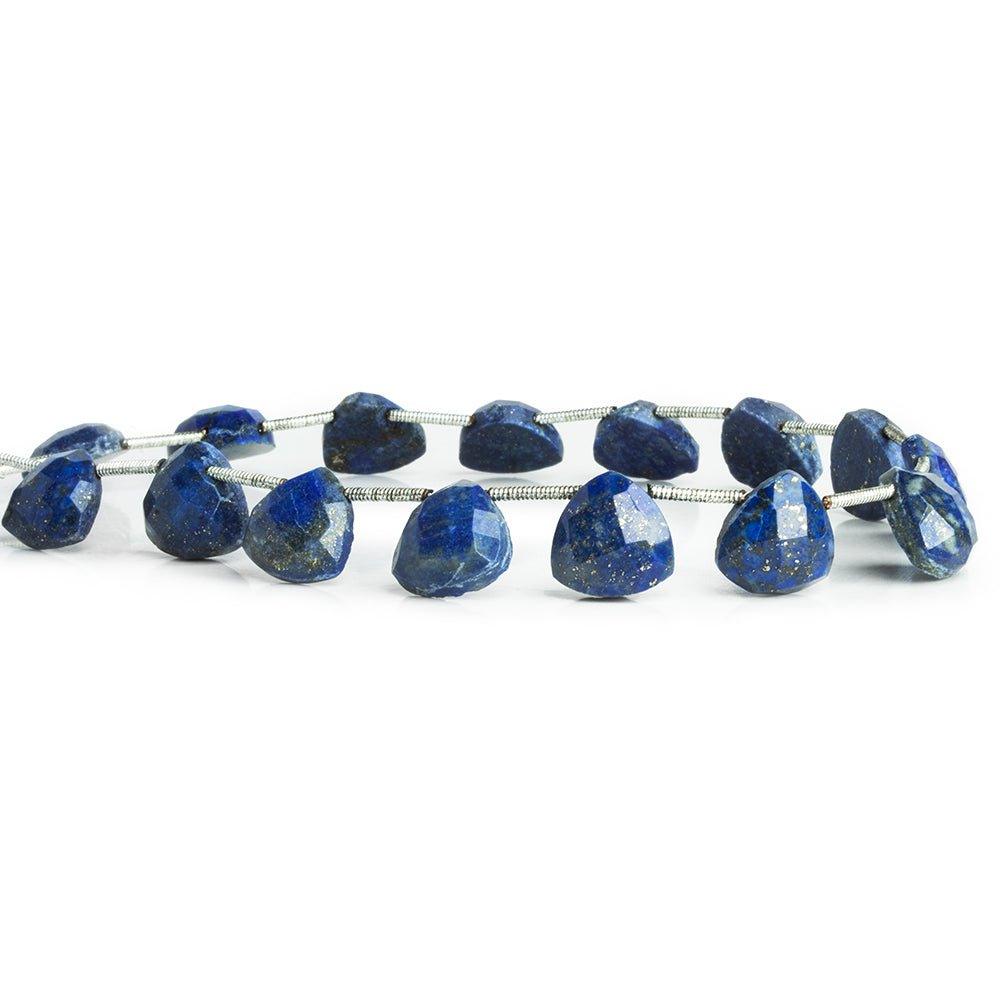 Lapis Lazuli Faceted Trillion Beads 9 inch 15 pieces - The Bead Traders