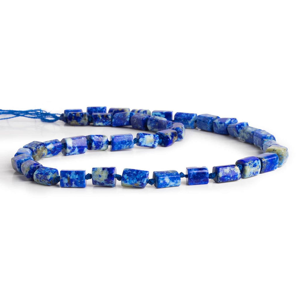 Lapis Lazuli Faceted Tubes 16 inch 31 beads - The Bead Traders