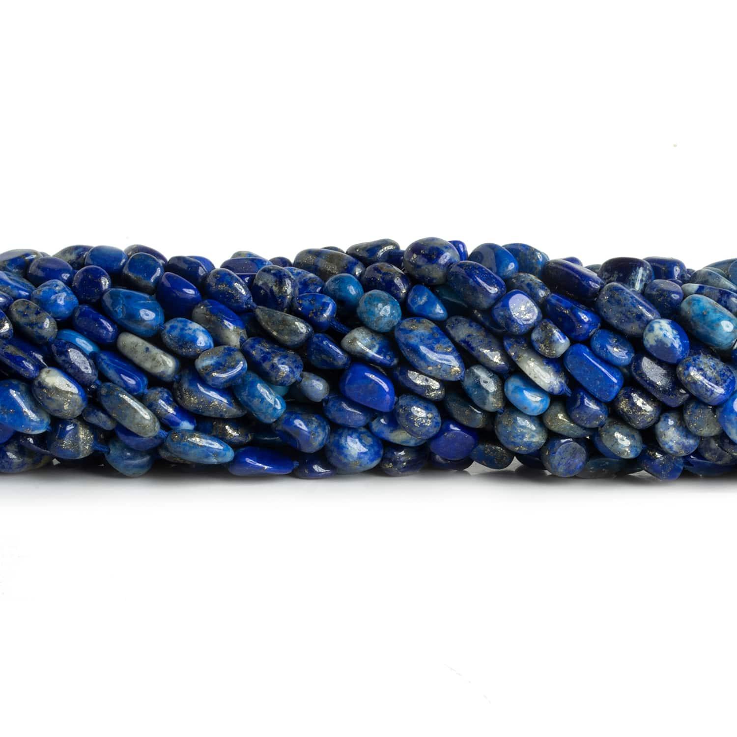 Lapis Lazuli Plain Nuggets 12 inch 45 beads - The Bead Traders