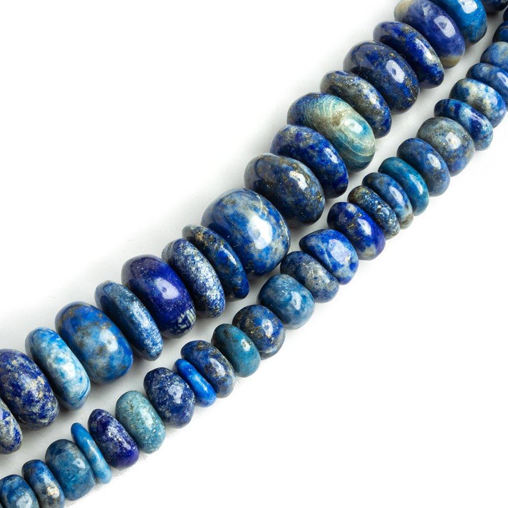 Lapis Lazuli Rondelles - Lot of 2 - The Bead Traders