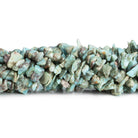 Larimar Natural Chips 17 inch 145 beads - The Bead Traders