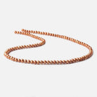 Latte Brown Off Round Freshwater Pearls 96 pieces 4x3mm average - The Bead Traders