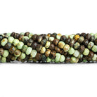 Lemon Chrysoprase Hand Cut Faceted Rondelle Beads 12 inch 90 pieces - The Bead Traders