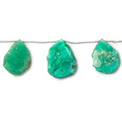 Lemon Lime Agate Beads Tumbled Hammer Faceted Pear - The Bead Traders