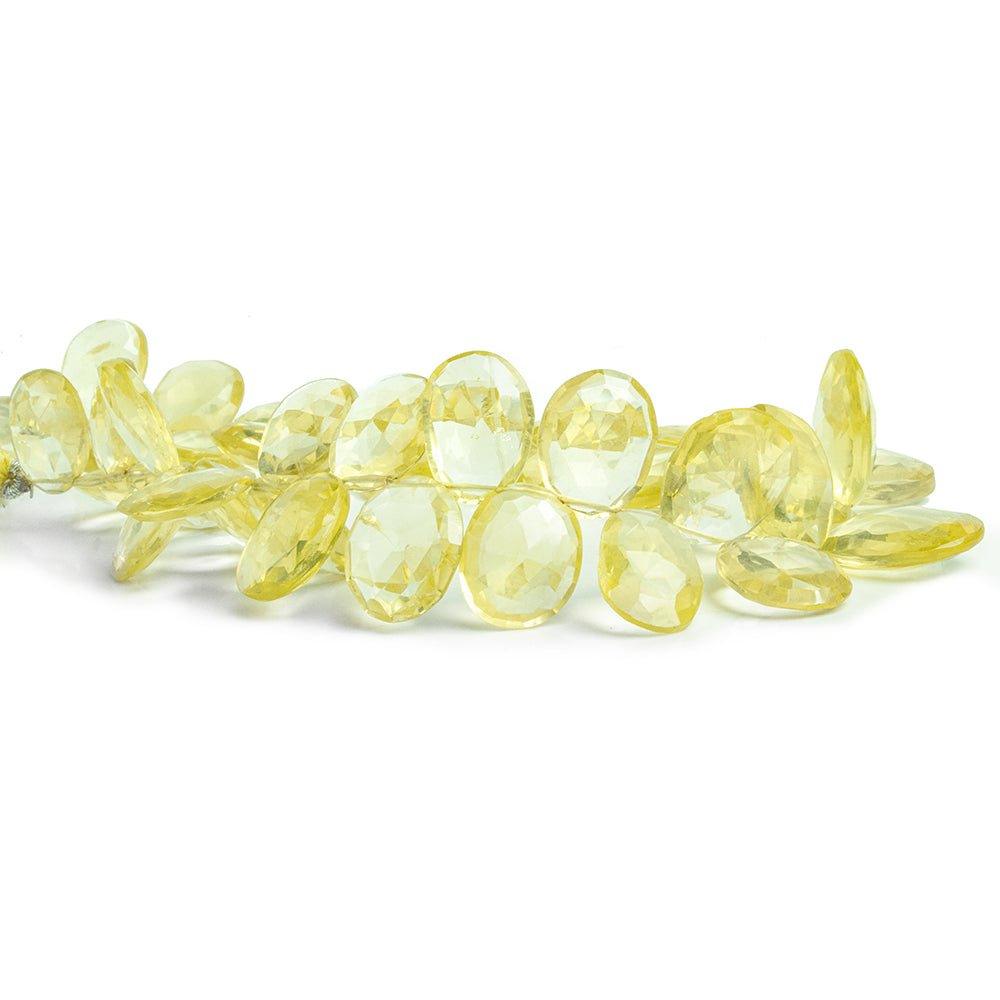 Lemon Quartz Faceted Freeshape Beads 9 inch 45 pieces - The Bead Traders