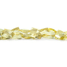 Lemon Quartz Faceted Rectangles 8 inch 20 beads - The Bead Traders
