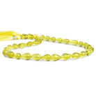 Lemon Quartz Straight Drilled Teardrops 16 pieces 33 pieces - The Bead Traders