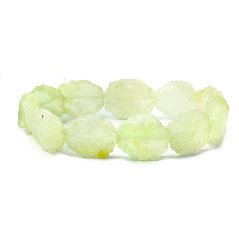 Lemonade Agate Beads Hammer Faceted Oval - The Bead Traders