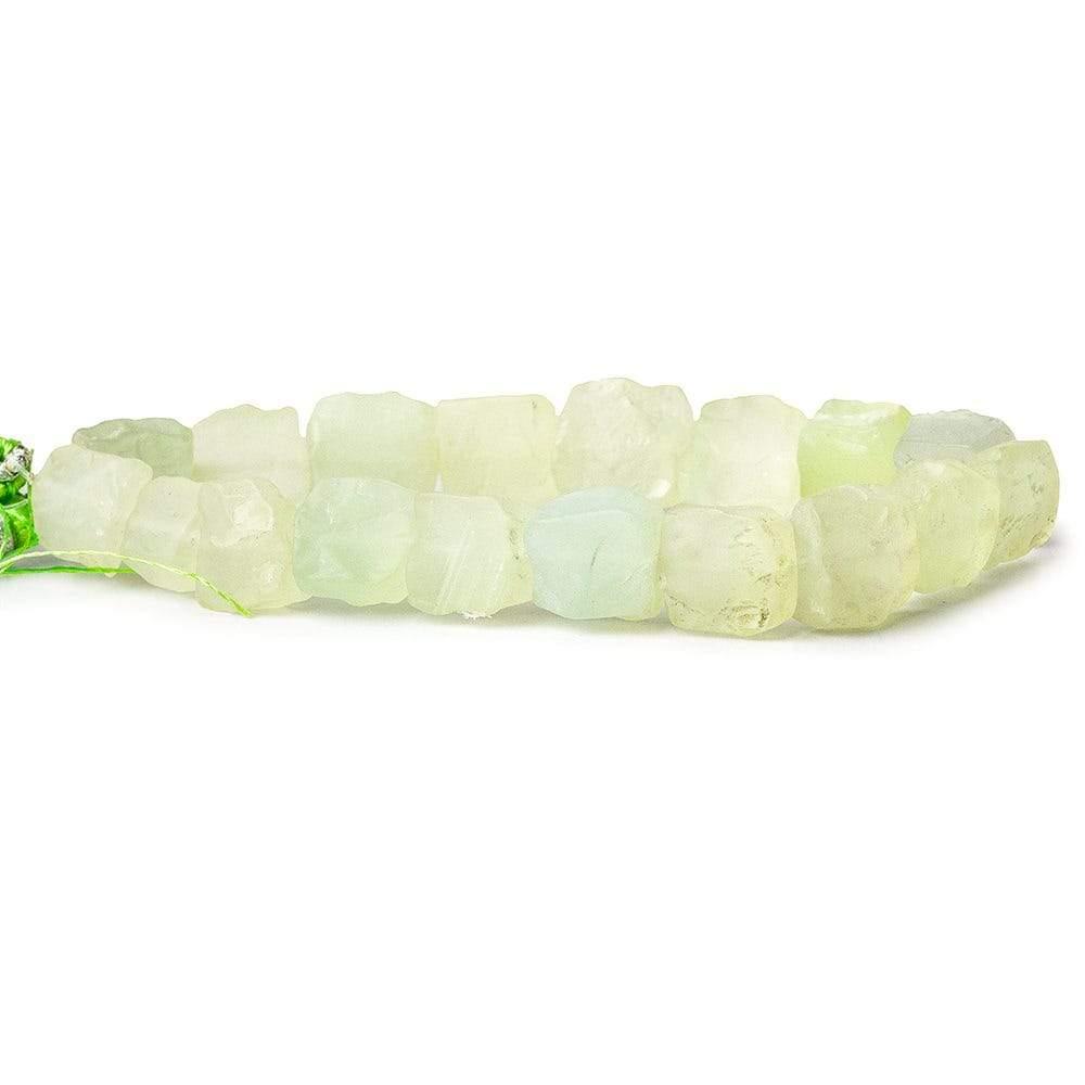 Lemonade Yellow Agate Beads Tumbled Hammer Faceted Squares - Lot of 2 - The Bead Traders