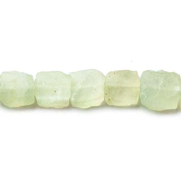 Lemonade Yellow Agate Tumbled Hammer Faceted Squares 8 inch 17 pcs