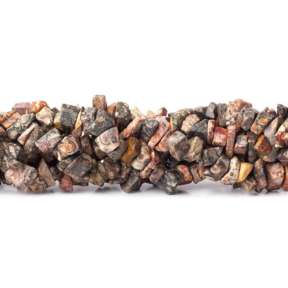 Leopardskin Jasper Chips Beads 6-8mm 34 inch - The Bead Traders