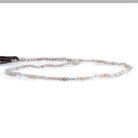 Light Brown Moonstone Microfaceted Round Beads 12 inch 160 pieces - The Bead Traders