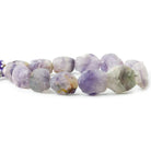 Light Cape Amethyst Hammer Faceted Oval Beads 8 inch 12 pieces - The Bead Traders