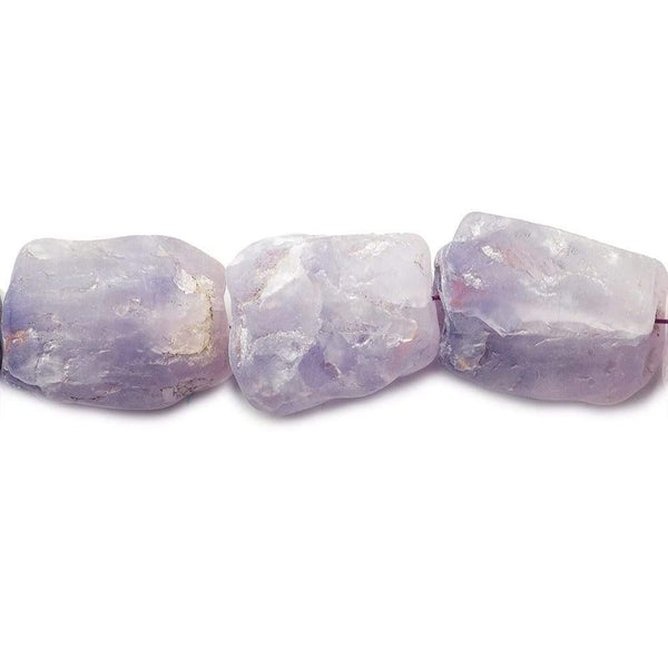 Light Cape Amethyst Hammer Faceted Rectangle Beads 8 inch 15 pcs