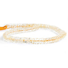 Light Citrine Plain Heishi Beads 14 inch 170 pieces - The Bead Traders