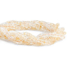 Light Citrine Plain Heishi Beads 14 inch 170 pieces - The Bead Traders