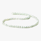 Light Pistachio Green Baroque Flat Freshwater Pearls 16 inch 87 pieces 5x4-6x4mm - The Bead Traders