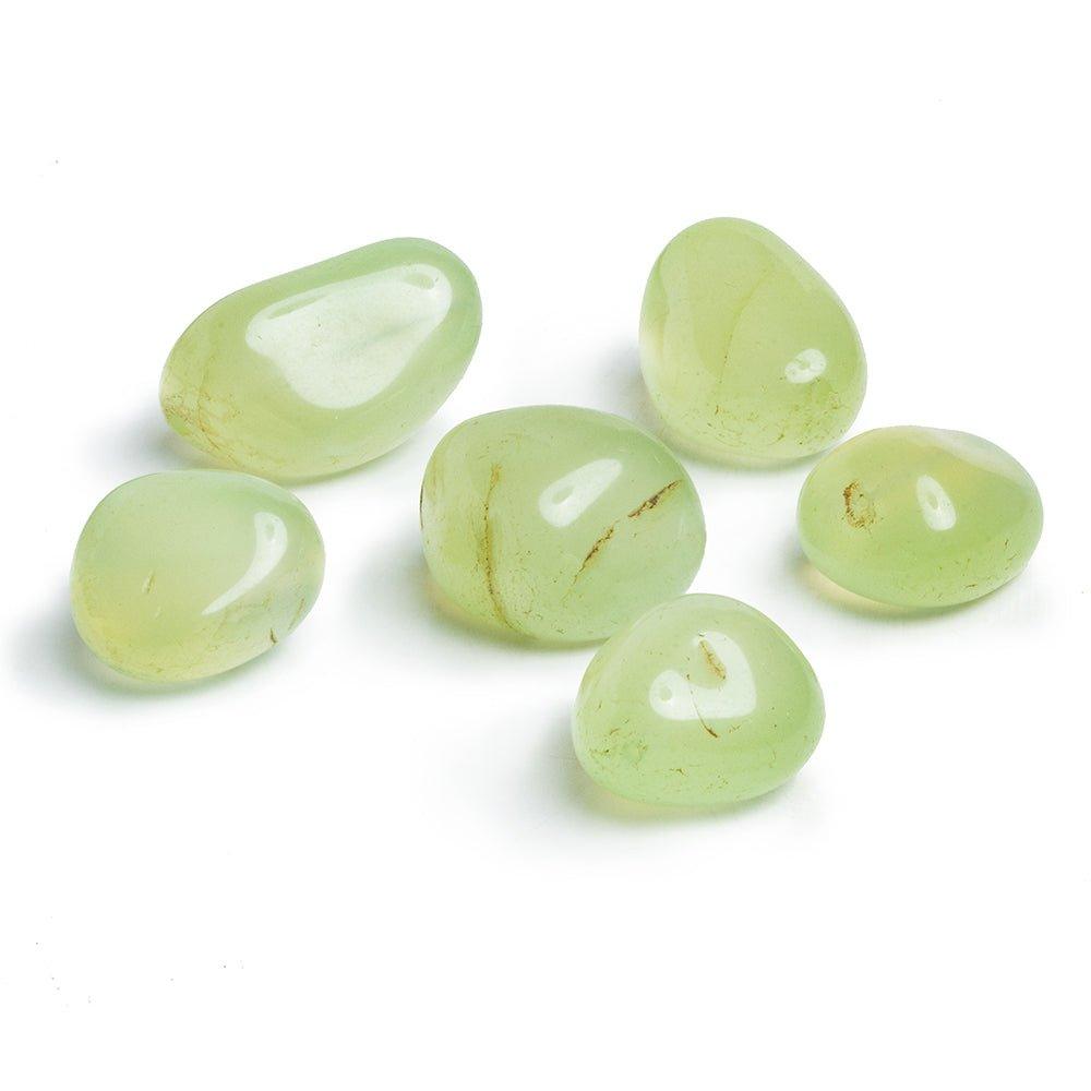 Lime Chalcedony Large Plain Nugget Focal Bead 1 Piece - The Bead Traders