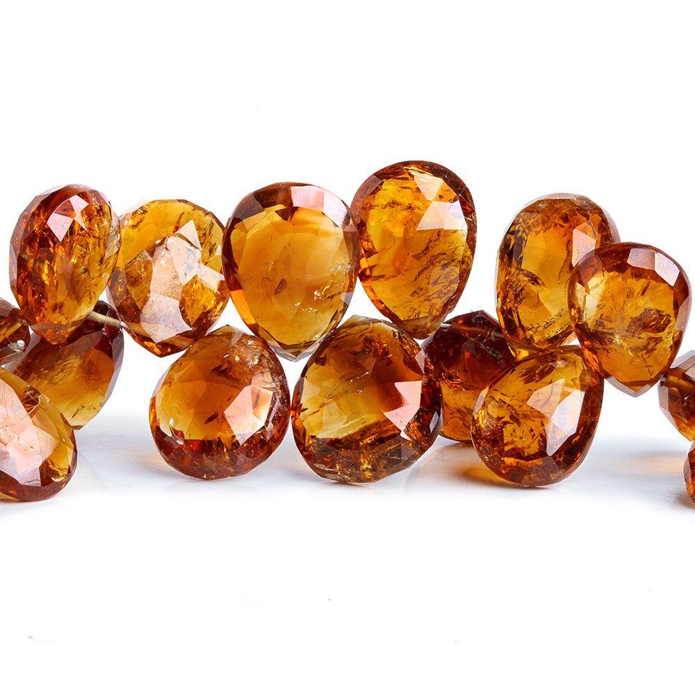 Madeira Citrine Faceted Pear Beads 8 inch 44 pieces - The Bead Traders