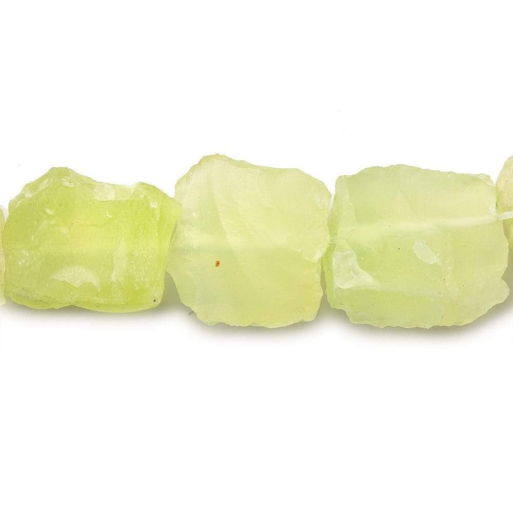 Margarita Agate Beads Hammer Faceted Rectangle and Square 8 inch 13 pcs - The Bead Traders