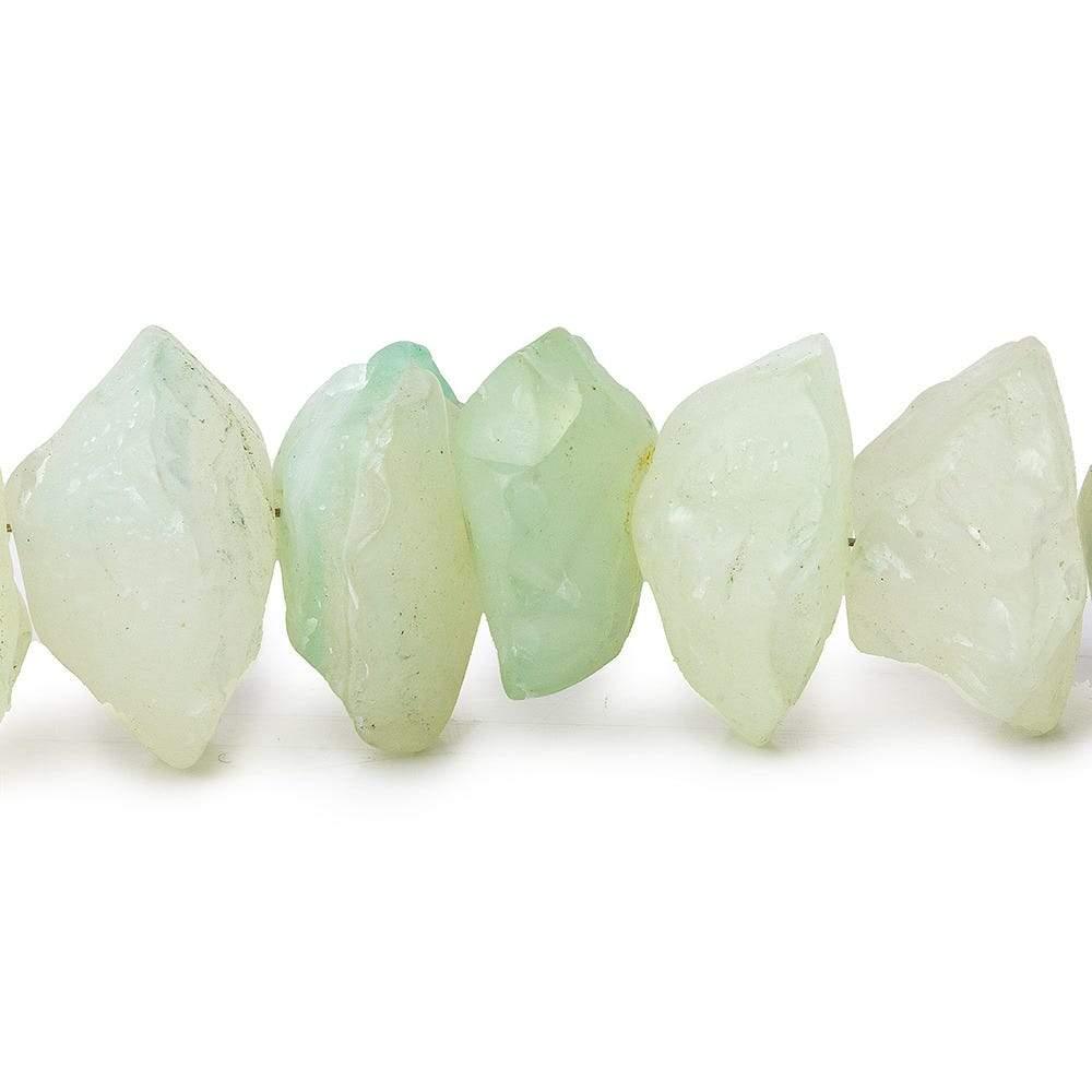 Margarita Green Agate Chip Hammer Faceted Disc Beads 8 inch 24 pieces - The Bead Traders