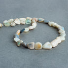 Matte Australian Opal plain nuggets 13 inch 32 beads 8x6-12x9mm - The Bead Traders