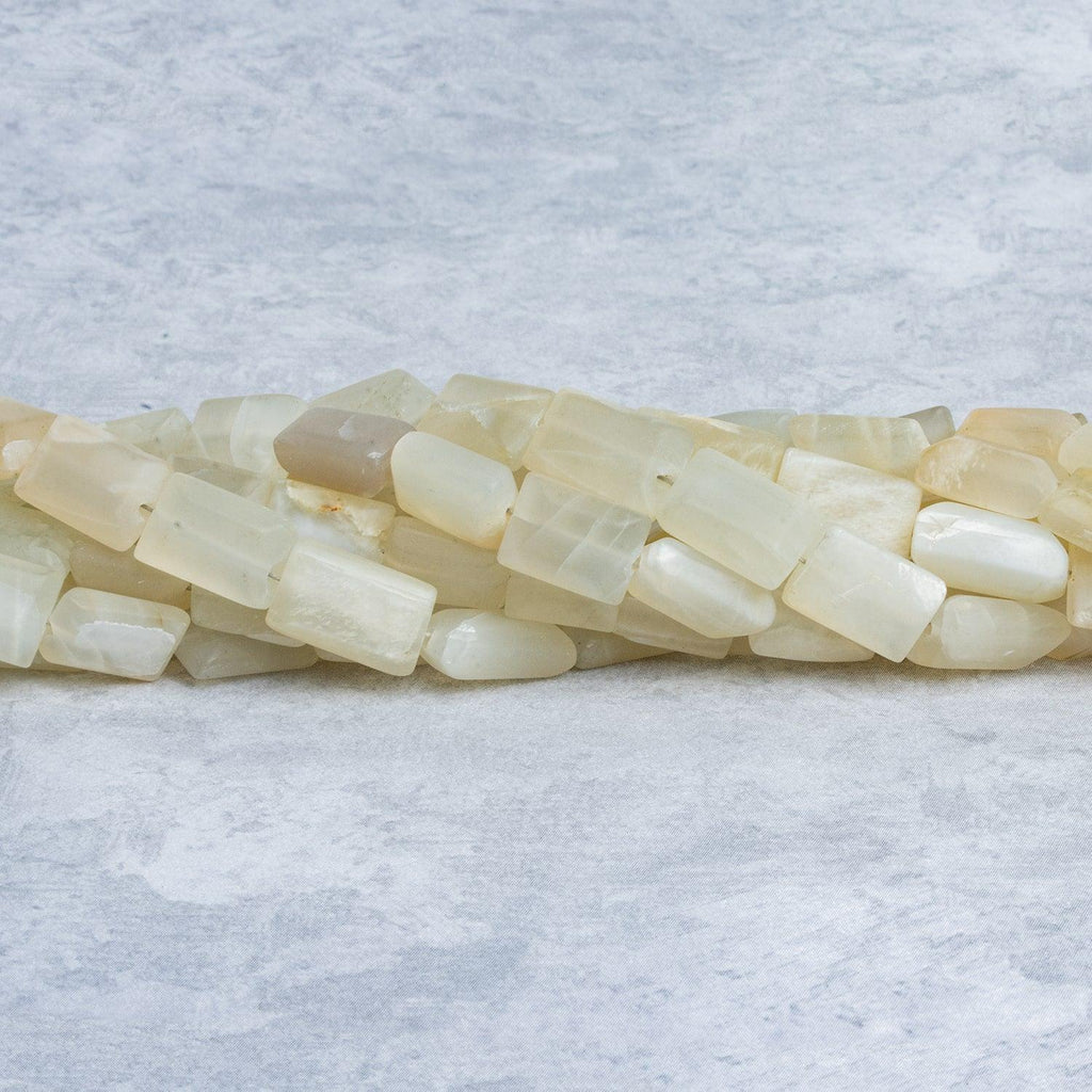 Matte Moonstone Rectangles 7.5 inch 16 pieces - The Bead Traders