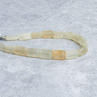 Matte Moonstone Rectangles 7.5 inch 16 pieces - The Bead Traders