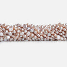Mauve Peach Baroque Freshwater Pearls 15 inch 90 pieces - The Bead Traders