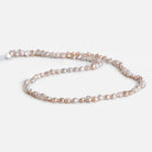 Mauve Peach Baroque Freshwater Pearls 15 inch 90 pieces - The Bead Traders