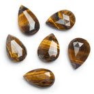 Medium Tiger's Eye Pear Focal Bead 1 Piece - The Bead Traders